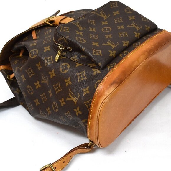 🔥EXTRA LARGE🔥 Authentic Louis Vuitton Monogram Montsouris GM Backpack Bag LV - Picture 15 of 16